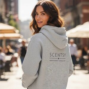 Scentsy Light Gray Hoodie